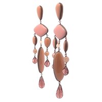 Orecchini Rosso Prezioso Donna in Resina OR456 - OR456